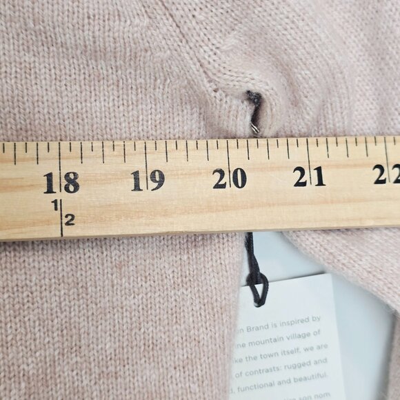 NWT Aspen Merino Wool Knit Sweater Size L Pink - Coquette - Picture 7 of 8